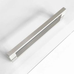 Rea City kabina prysznicowa 77,5x97,5 cm prostokątna srebrny szczotkowany/szkło przezroczyste