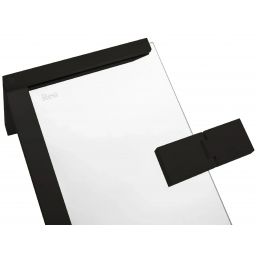 Rea Hugo drzwi prysznicowe 80 cm uchylne czarny mat/szkło przezroczyste REA-K6603