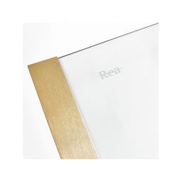 Rea Montana kabina prysznicowa 100x80 cm prostokątna złoty mat/szkło przezroczyste REA-K6635
