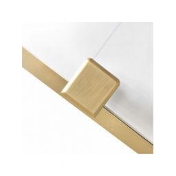 Rea Montana kabina prysznicowa 100x80 cm prostokątna złoty mat/szkło przezroczyste REA-K6635