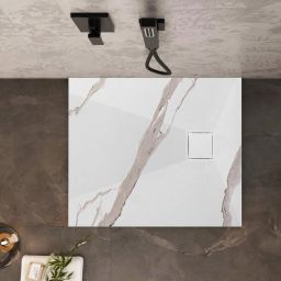 Rea Magnum brodzik kwadratowy 90x90 cm biały REA-K7005