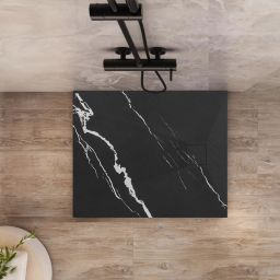 Rea Magnum brodzik kwadratowy 90x90 cm czarny REA-K7008
