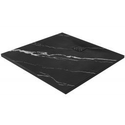 Rea Magnum brodzik kwadratowy 90x90 cm czarny REA-K7008