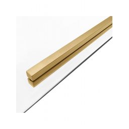 Rea Solar Brush Gold kabina prysznicowa 90x90 cm kwadratowa złoty szczotkowany/szkło przezroczyste REA-K9500