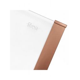 Rea Solar Brush Copper kabina prysznicowa 100x80 cm prostokątna miedź mat/szkło przezroczyste REA-K9513