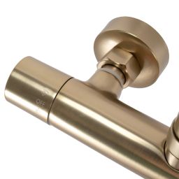 Rea Parot zestaw prysznicowy ścienny termostatyczny złoty REA-P2323