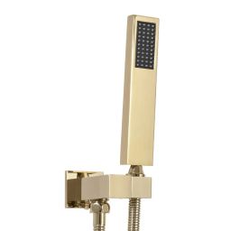 Rea Fenix zestaw prysznicowy podtynkowy termostatyczny z deszczownicą złoty REA-P6324