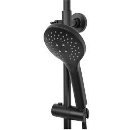 Rea Vincent zestaw prysznicowy ścienny termostatyczny czarny REA-P6600