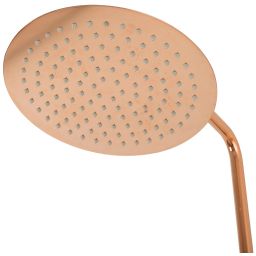 Rea Lungo zestaw wannowo-prysznicowy ścienny termostatyczny różowe złoto REA-P6606