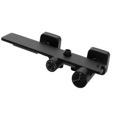 Rea Helix zestaw prysznicowy ścienny z deszczownicą i słuchawką typu bidetta czarny REA-P6618