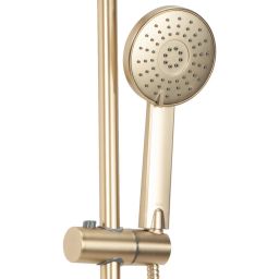 Rea Luis zestaw wannowo-prysznicowy ścienny złoty szczotkowany REA-P7051