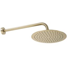 Rea Argon zestaw łazienkowy podtynkowy z deszczownicą złoty szczotkowany REA-P7810