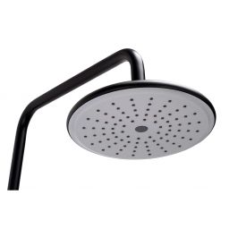 Rea Verso zestaw prysznicowy ścienny z deszczownicą czarny mat REA-P9145