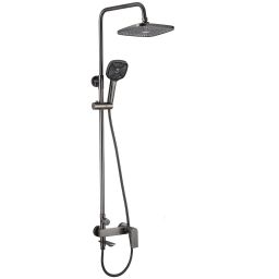 Rea Storm zestaw prysznicowy ścienny z deszczownicą tytan REA-P9534