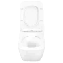 Rea Martin Rimless miska WC wisząca z deską wolnoopadającą biała REA-C8006