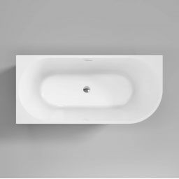 Rea Bellanto wanna narożna 159x74,5 cm lewa biała REA-W0252