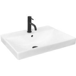 Rea umywalka 60x46 cm prostokątna wpuszczana-nablatowa biała REA-U3326