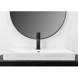 Rea umywalka 60x46 cm prostokątna wpuszczana-nablatowa biała REA-U3326