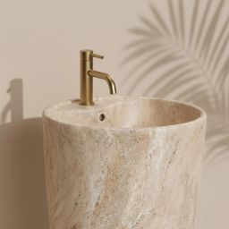 Rea Anya umywalka podłogowa 45x45 cm okrągła wolnostojąca Savana Matt REA-U3614