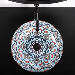 Rea Mexico umywalka 40x40 cm okrągła nablatowa REA-U6030