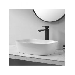 Rea Freja umywalka 51x39,5 cm owalna nablatowa biała REA-U6616