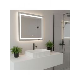 Rea Fiorella umywalka 50x34 cm prostokątna nablatowa biała REA-U6621