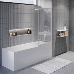 Riho Still Shower Plug&Play wanna prostokątna 180x80 cm narożna lewa biały błyszczący B103010005