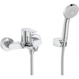 Roca Victoria Plus bateria wannowo-prysznicowa ścienna chrom A5A014FC00