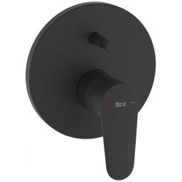 Roca Victoria Plus bateria wannowo-prysznicowa podtynkowa czarna A5A064FNB0