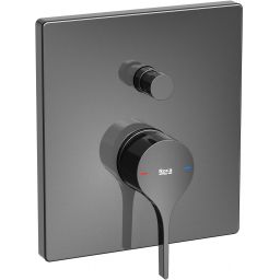Roca Insignia Black bateria wannowo-prysznicowa podtynkowa czarna A5A0B3ACN0