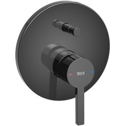 Roca Naia Black bateria wannowo-prysznicowa podtynkowa czarna A5A0B96CN0