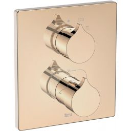 Roca Insignia Rose Gold bateria wannowo-prysznicowa podtynkowa termostatyczna A5A0C3ARG0