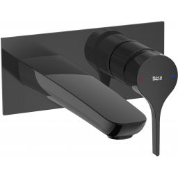 Roca Insignia Black bateria umywalkowa podtynkowa czarna A5A353ACN0