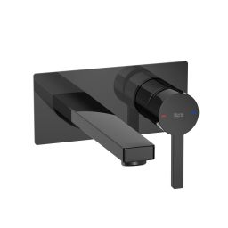 Roca Naia Black bateria umywalkowa podtynkowa czarna A5A3596CN0