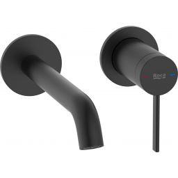 Roca Ona bateria umywalkowa podtynkowa czarna A5A359ENB0