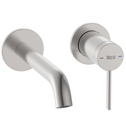 Roca Ona bateria umywalkowa podtynkowa stal inox A5A359ESM0