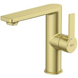 Roca Targa bateria umywalkowa stojąca Brushed Gold A5A405FVA0