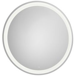 Roca Iridia lustro 100 cm okrągłe z oświetleniem LED chrom A812338000