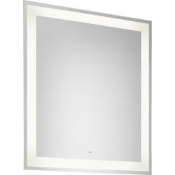 Roca Iridia lustro 70x60 cm prostokątne z oświetleniem z matą grzewczą srebrny A812340000