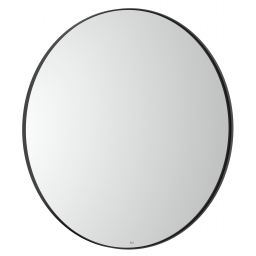 Roca Luna lustro 80x80 cm okrągłe czarny A812418000