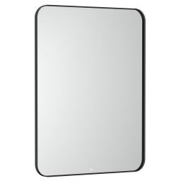 Roca Luna lustro 60x80 cm prostokątne z oświetleniem czarny A812421000