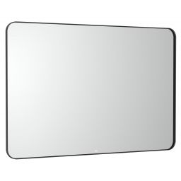 Roca Luna lustro 120x80 cm prostokątne z oświetleniem czarny A812424000