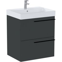 Roca Ella uchwyt do szafki 80/100 cm 2 szt czarny mat A816842485\