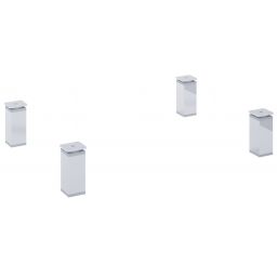 Roca Alpine nóżki do szafki 4 szt. chrom A817003339