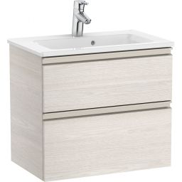 Roca Gap-N Compacto Unik zestaw łazienkowy 60 cm umywalka z szafką jesion nordic A851495434