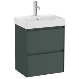 Roca Ona umywalka z szafką 50 cm zieloną A851682513