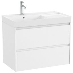 Roca Ona Unik umywalka z szafką 80 cm biały mat A851692509