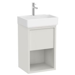 Roca Tura umywalka z szafką 45 cm biały mat A852023558