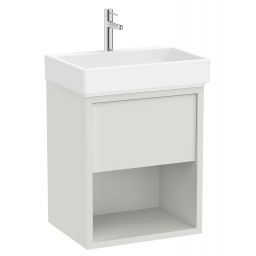 Roca Tura umywalka z szafką 55 cm biały mat A852024558