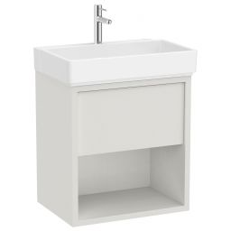 Roca Tura umywalka z szafką 80 cm biały mat A852025558